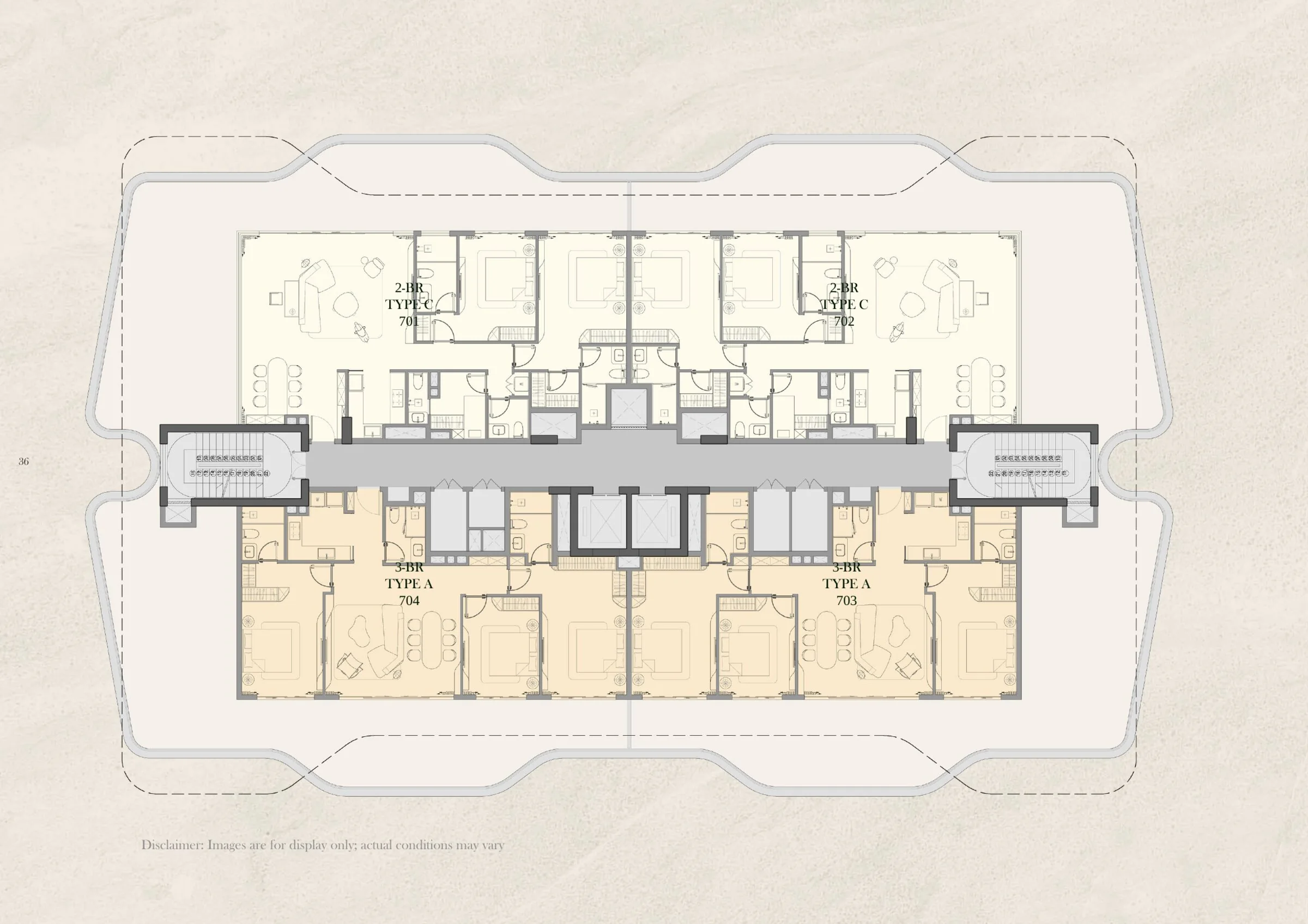 Tomorrow 166 7th floor penthouse plate — four sky residences